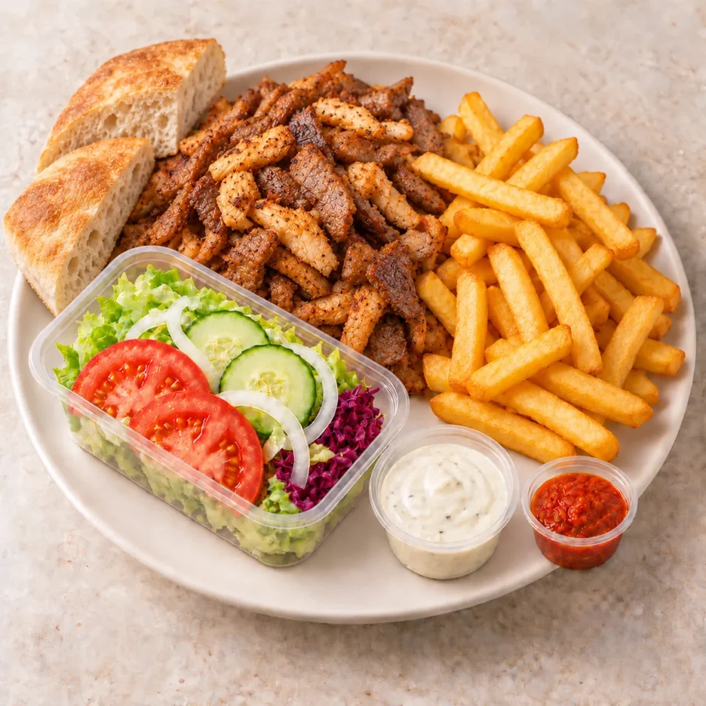 Döner mix schotel