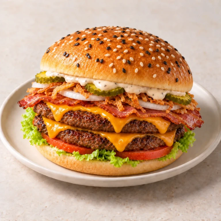 Dubbele Mino burger speciaal