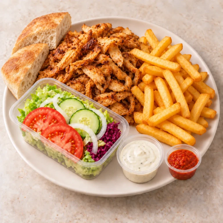 Kipdöner schotel