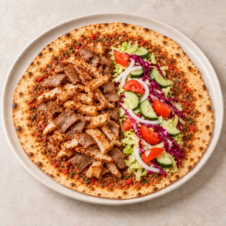 Turkse pizza döner mix
