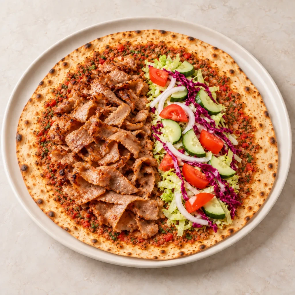 Turkse pizza kalfsdöner