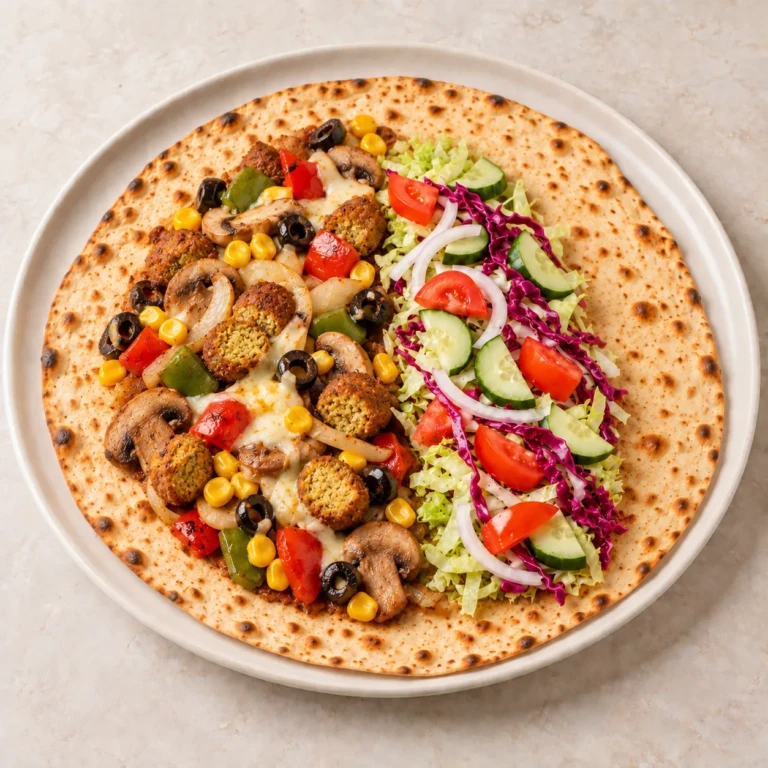Turkse pizza vega falafel